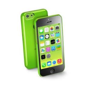 Funda Iphone 5c Cellular Line Verde Plastico